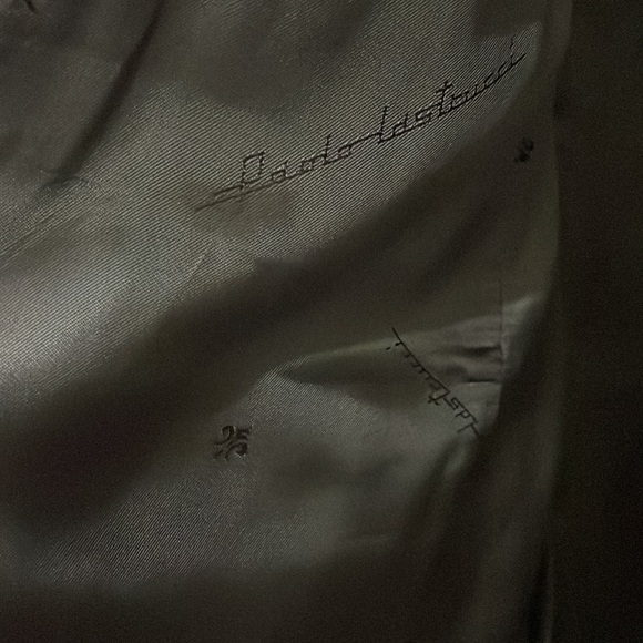 Mens long wool/cashmere blend coat blazer - Picture 9 of 9